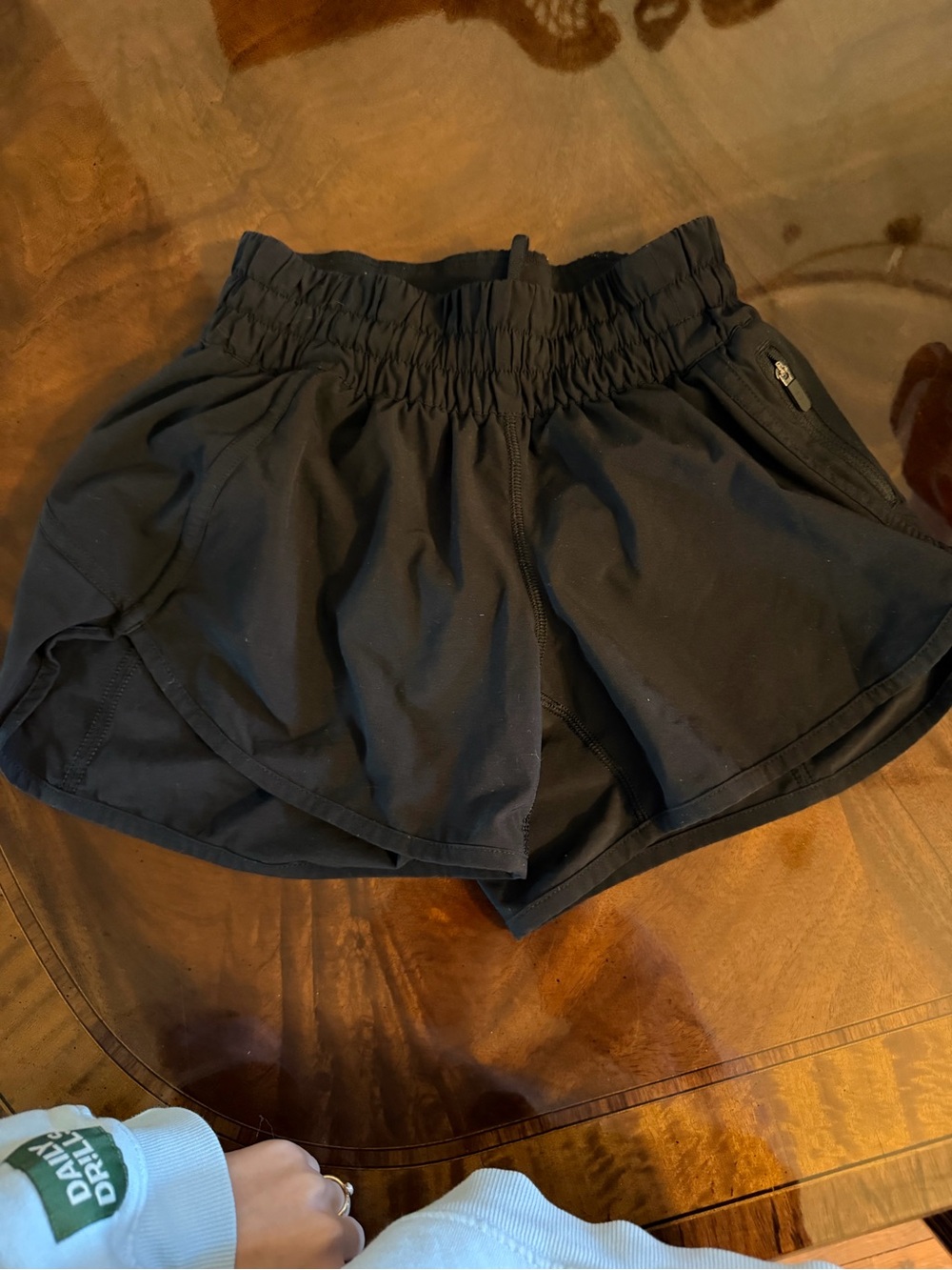 lululemon athletica Black Women's Athletic Shorts with Elastic Waist